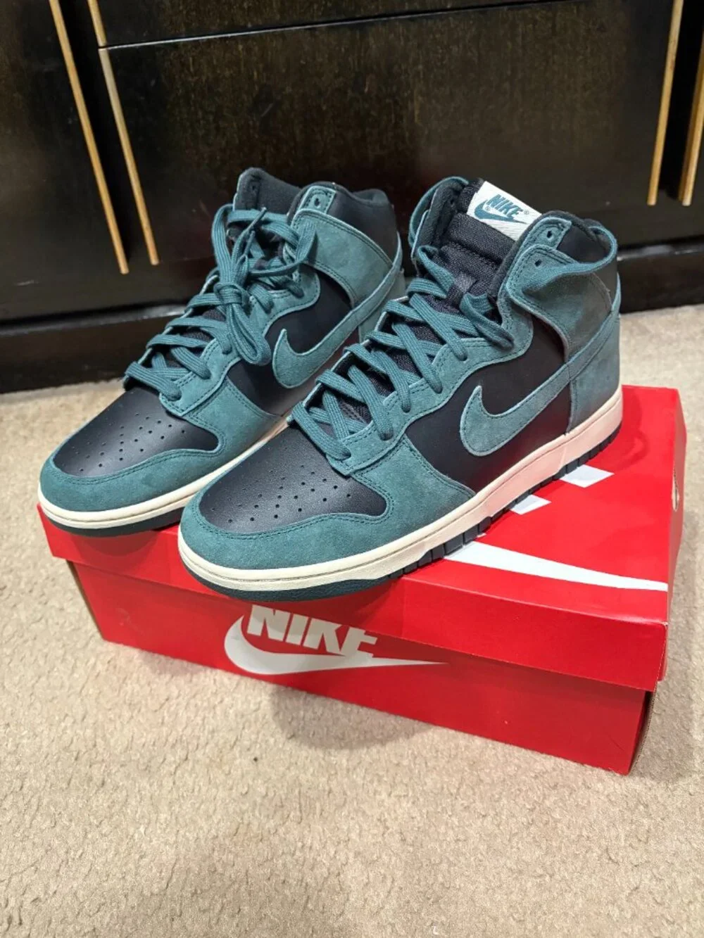 Nike Dunk High Retro Premium Faded Spruce